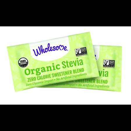Wholesome Sweetener Organic Stevia Zero Calorie Sweetener Blend Packets 1g, PK1000 94101